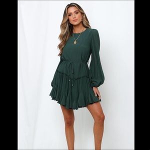 Once in a Blue Moon Dress - Green